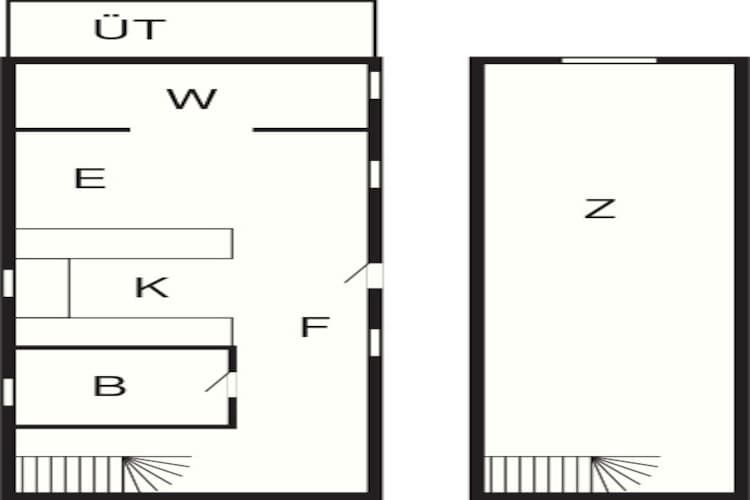 2 person holiday home in Gilleleje-By Traum-Floor plan