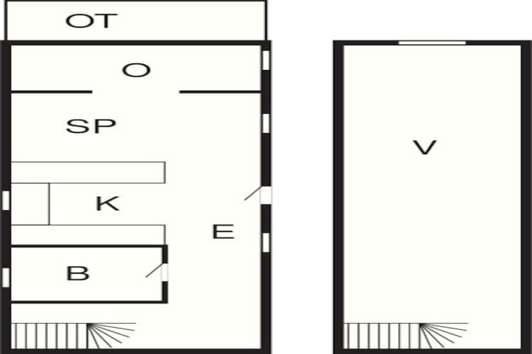 2 person holiday home in Gilleleje-By Traum-Floor plan