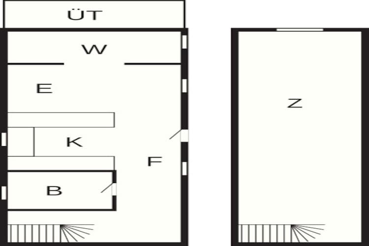 2 persoons vakantie huis in Gilleleje-By Traum-Plattegrond