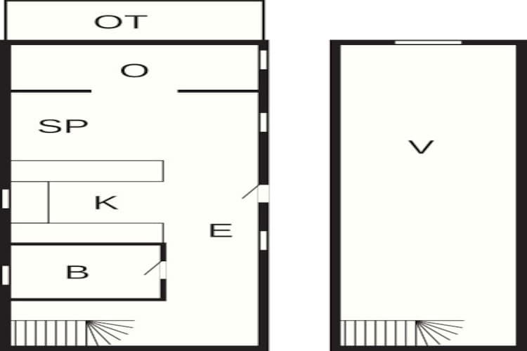 2 persoons vakantie huis in Gilleleje-By Traum-Plattegrond