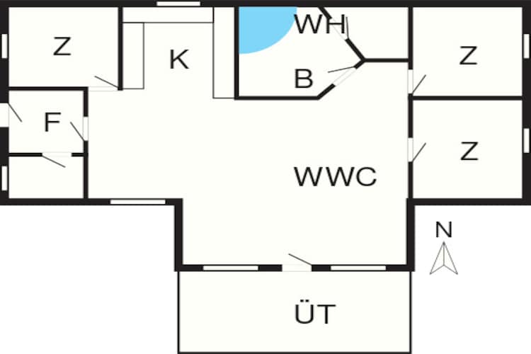 6 persoons vakantie huis in Hemmet-By Traum-Plattegrond
