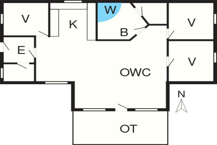 6 persoons vakantie huis in Hemmet-By Traum-Plattegrond
