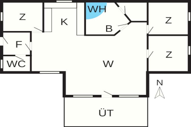 6 persoons vakantie huis in Hemmet-By Traum-Plattegrond