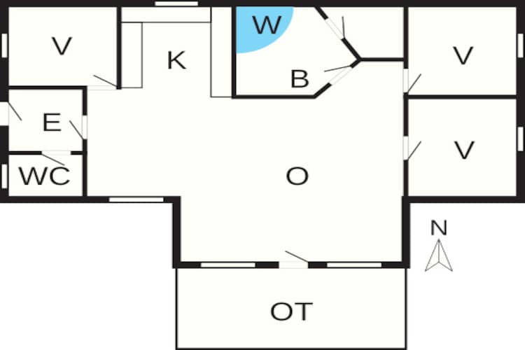 6 persoons vakantie huis in Hemmet-By Traum-Plattegrond