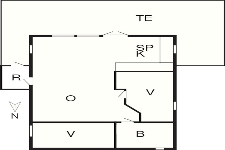 4 persoons vakantie huis in Ålbæk-Plattegrond
