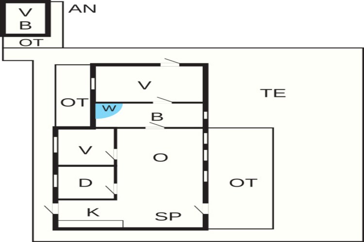 6 persoons vakantie huis in Ansager-By Traum-Plattegrond