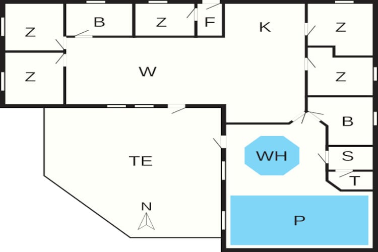 Luxe retraite met zwembad -- By Traum Ferienwohnungen-Plattegrond