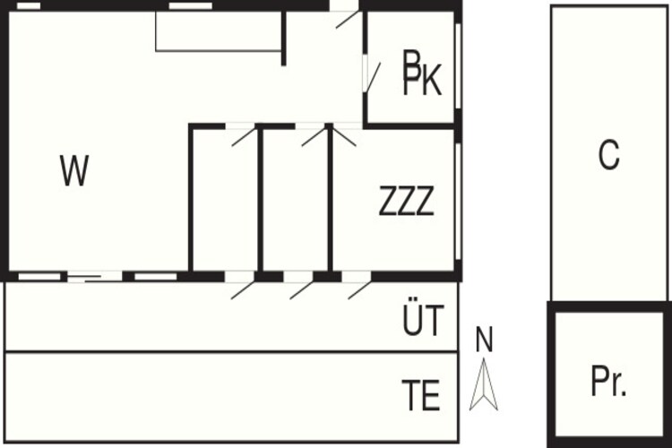 6 persoons vakantie huis in Ebeltoft-By Traum-Plattegrond
