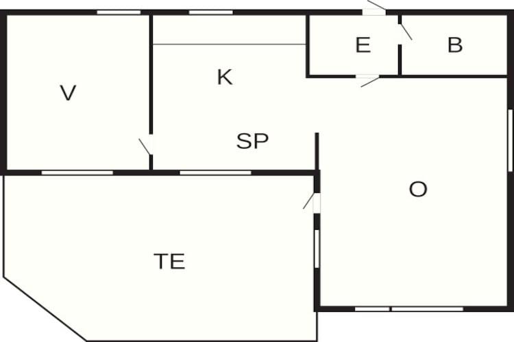 INGER-HYTTA   HUS 55789-Plattegrond