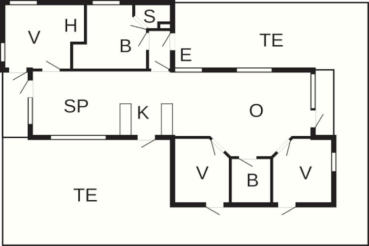 8 persoons vakantie huis in Haderslev-By Traum-Plattegrond