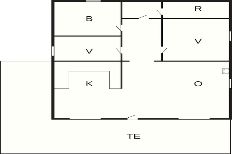 4 persoons vakantie huis in Læsø-By Traum-Plattegrond