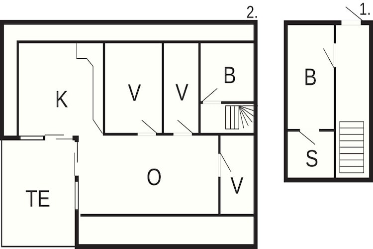 Maison de vacances pour 6 a EIDSVÅG-By Traum - Plan