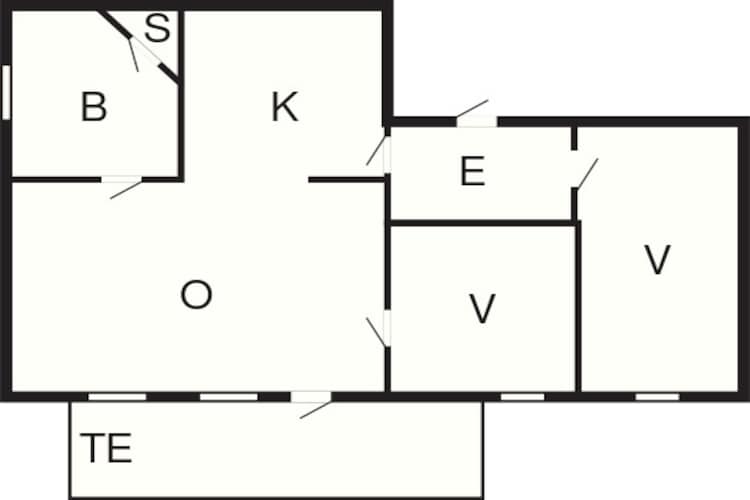88205 1. ETG, ØVRE BYGG-Plan d'étage