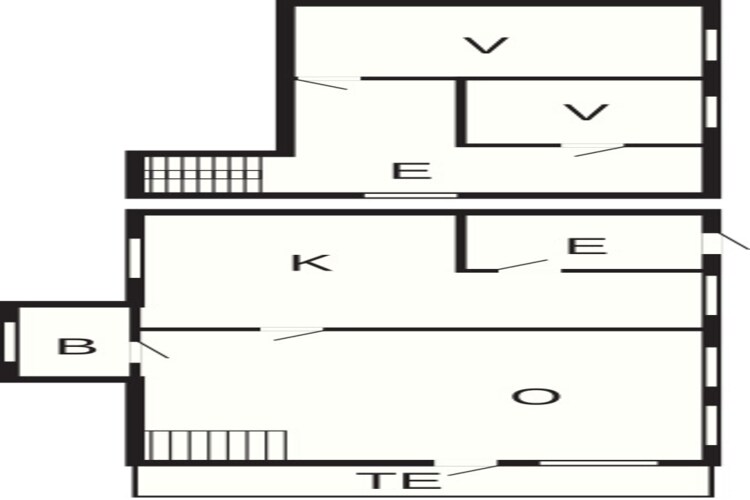 4 persoons vakantie huis in Måndalen-Plattegrond