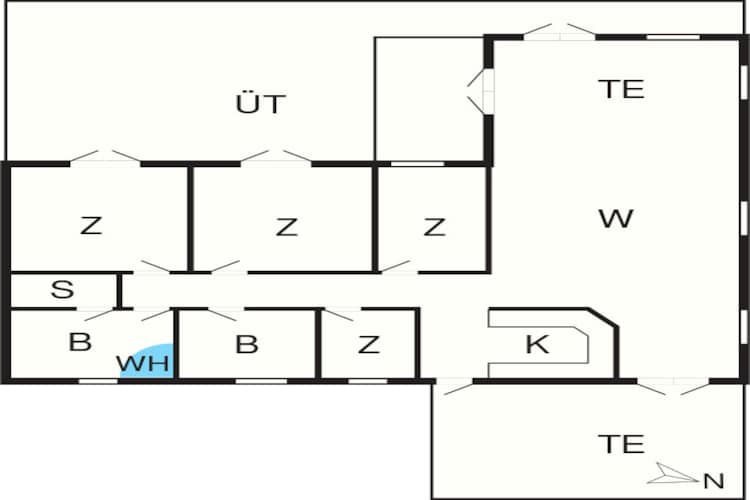 Rustig toevluchtsoord met Spa -- By Traum Ferienwohnungen-Plattegrond