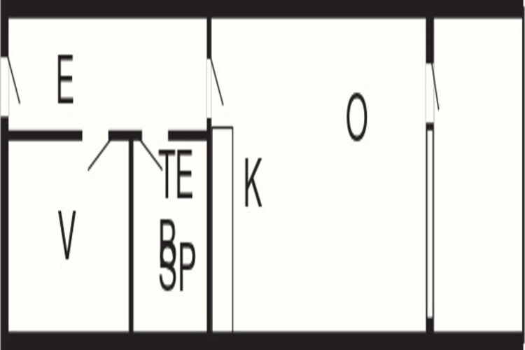 2 rooms - Plan