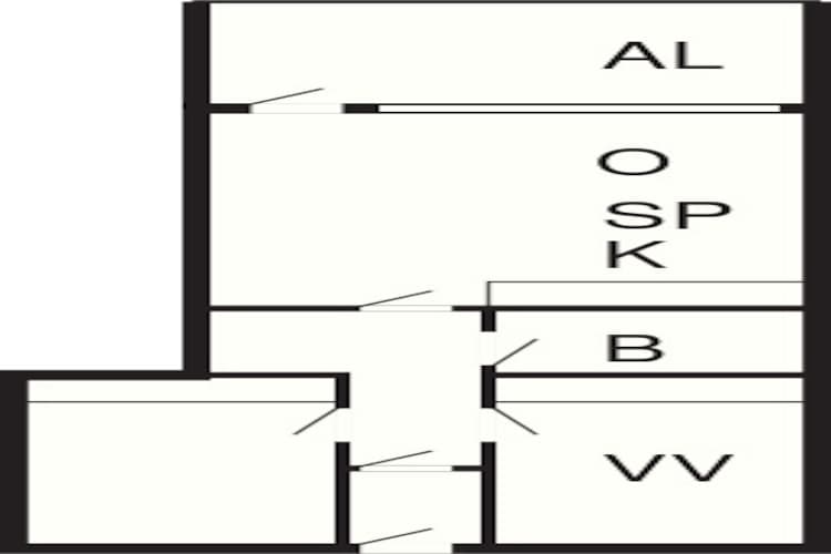 3 room - Plattegrond