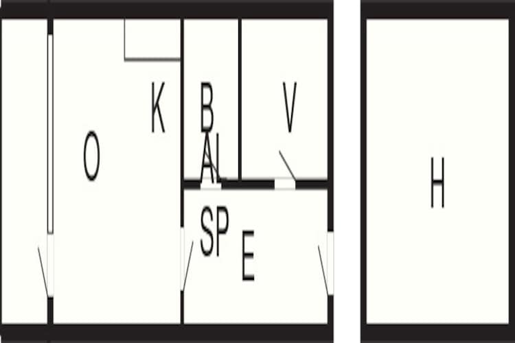 2½ room,1 st floor,45m2,Premium-Grundriss