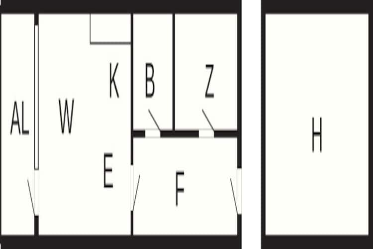 2½ room,1st floor,45m2,Premium - Plattegrond