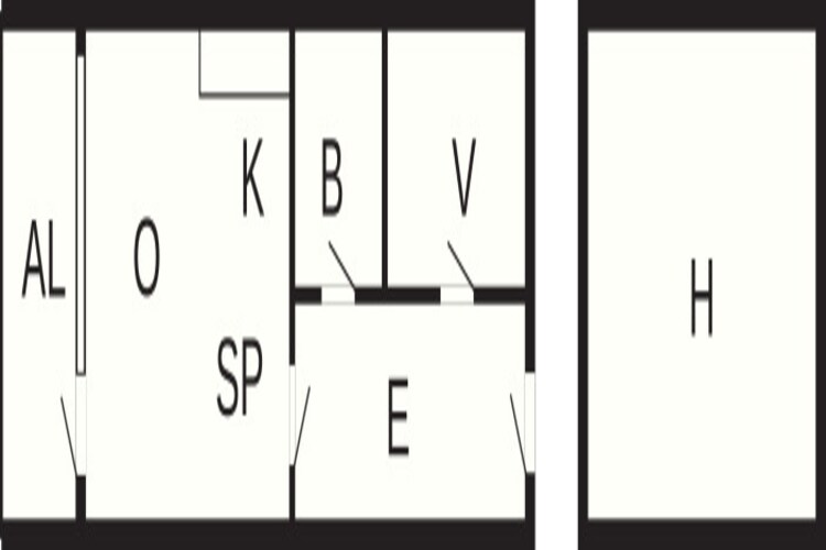 2½ room,1 st floor,65m2,Premium-Plattegrond