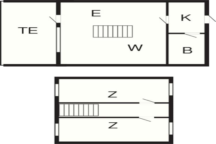 3 room w/seaview - Floor plan