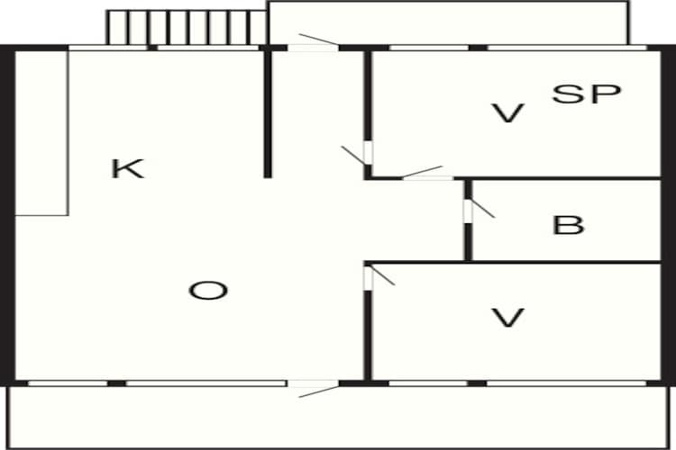 3 room,Townhouse - Plattegrond