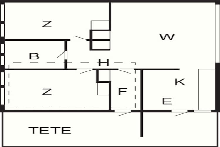 3½ room,House-Plattegrond