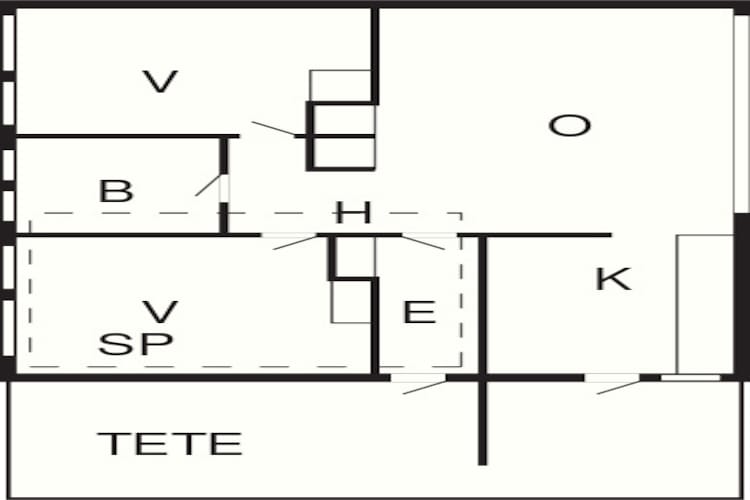 3½ room,House-Plattegrond