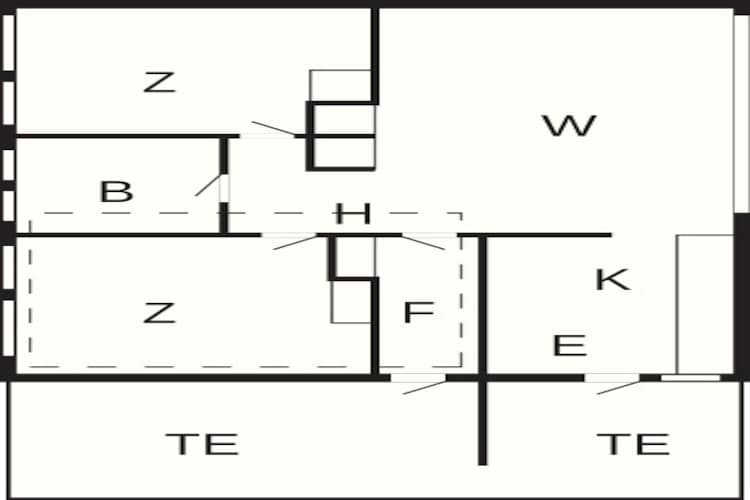3½ room,House-Plattegrond