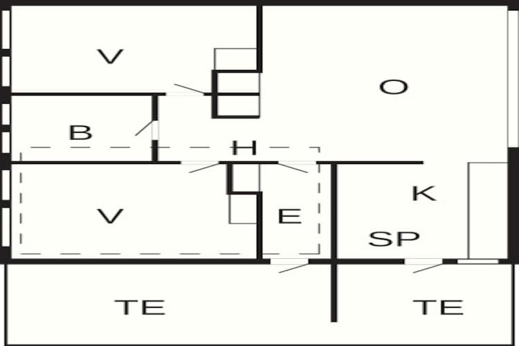 3½ room,House - Plattegrond
