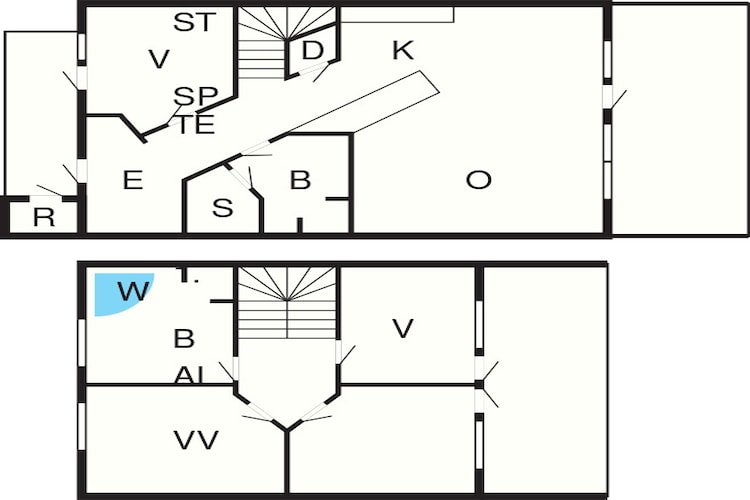 5 room,Strandhouse,Non smoking-Plan d'étage