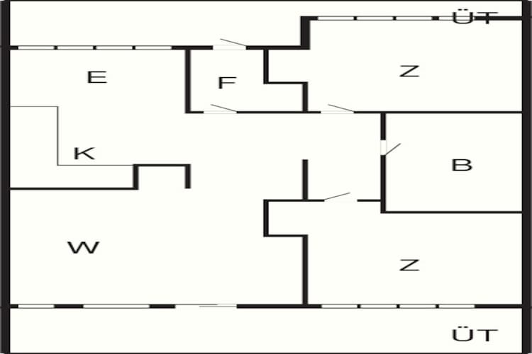 3 room,w/partially seaview-Plattegrond