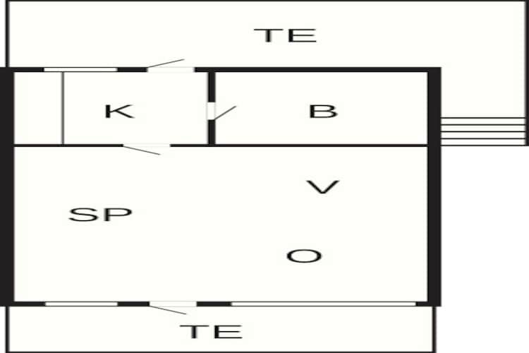 1 room,Appartment-Plattegrond