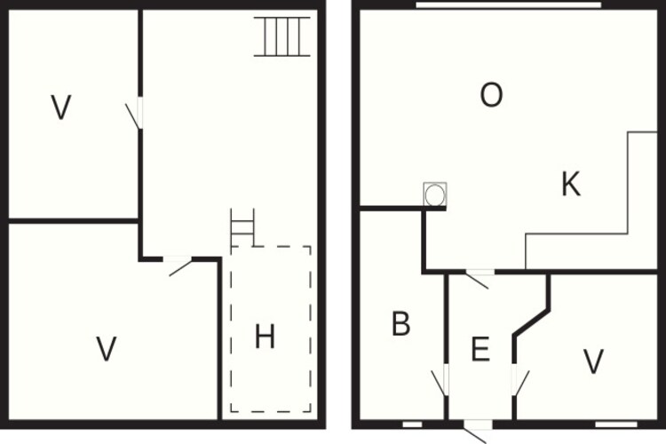 4½ room,2 level,attached house - Grundriss