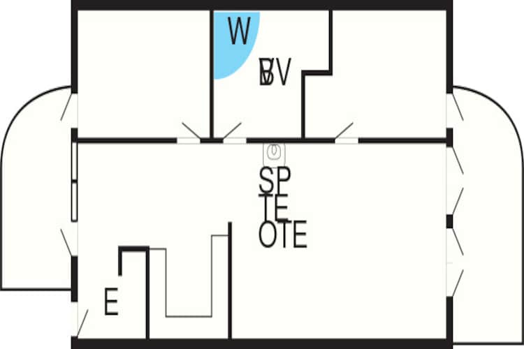 3 room,1 st floor,penthouse-Grundriss