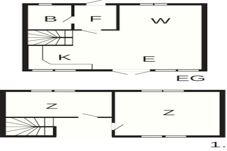 3 room,2 levels-Plattegrond