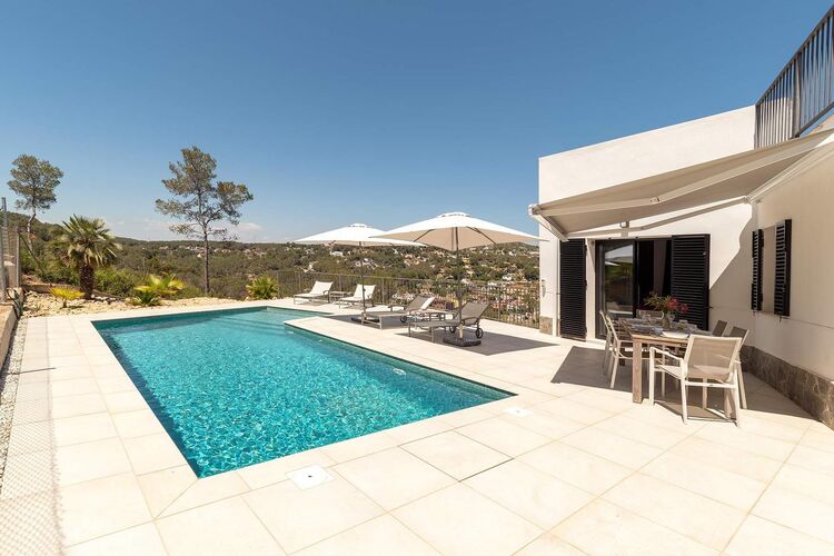 Luxe huis met prive zwembad en fantastisch uitzicht voor 6 personen in Olivella