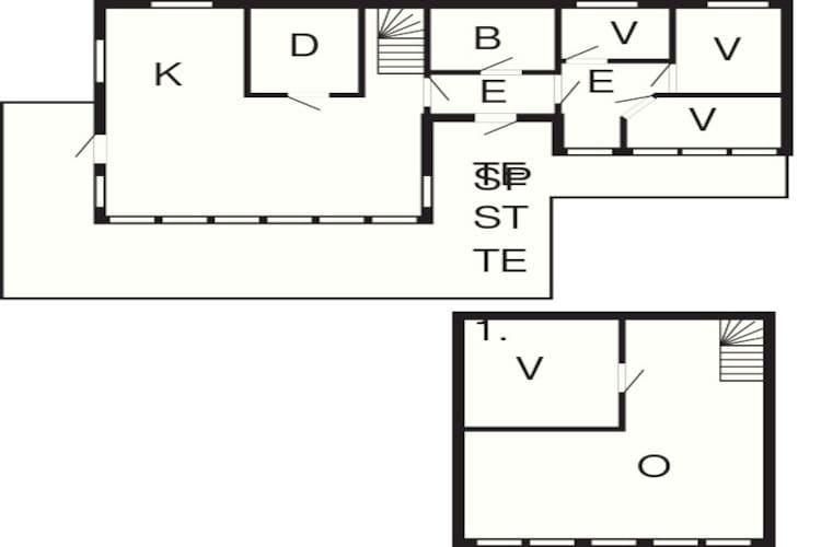 6 person holiday home in Kvalsund-Floor plan