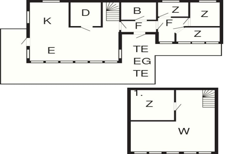 6 person holiday home in Kvalsund-Floor plan