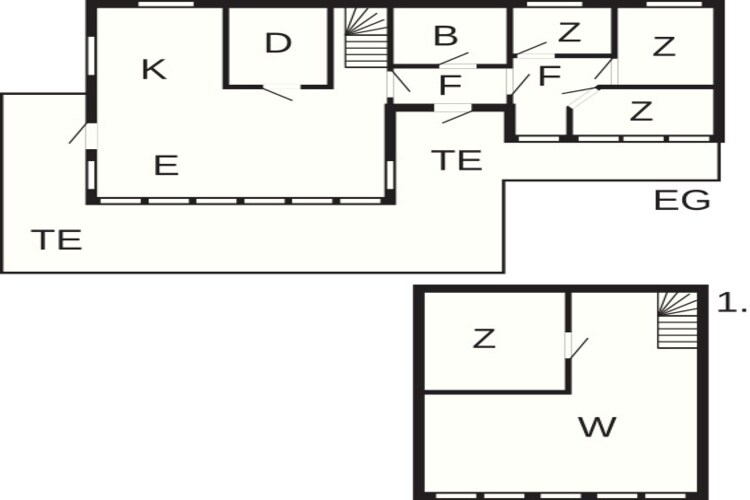 6 persoons vakantie huis in Kvalsund-Plattegrond