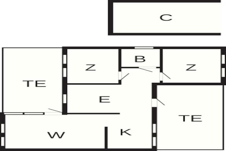 5 persoons vakantie huis in Højslev-By Traum-Plattegrond