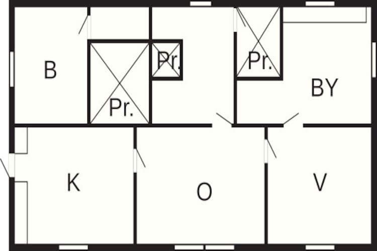 4 persoons vakantie huis in KUNGSHAMN-Plattegrond