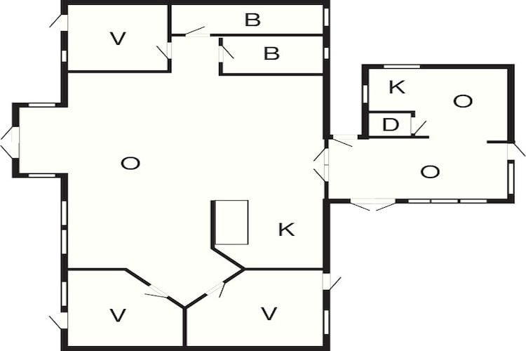 10 persoons vakantie huis in Fur-By Traum-Plattegrond