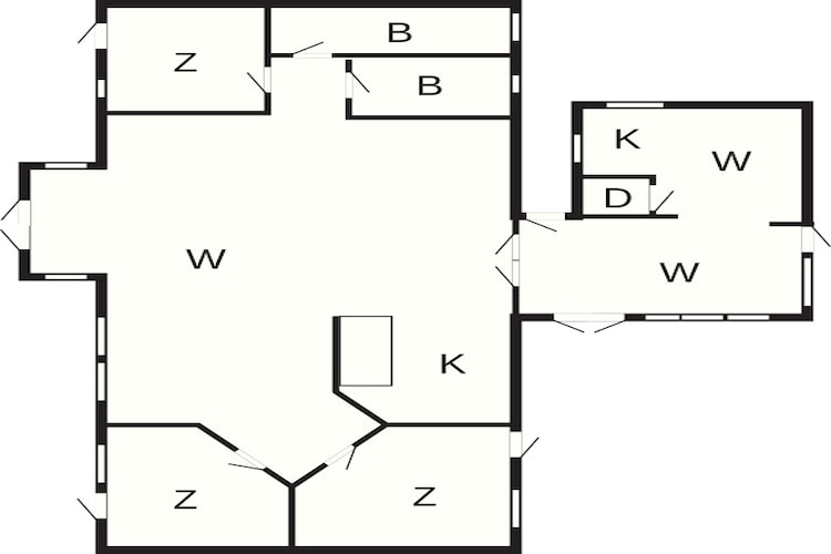 10 persoons vakantie huis in Fur-By Traum-Plattegrond
