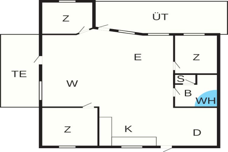 6 persoons vakantie huis in Gilleleje-By Traum-Plattegrond