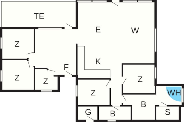12 persoons vakantie huis in Hjørring-By Traum-Plattegrond