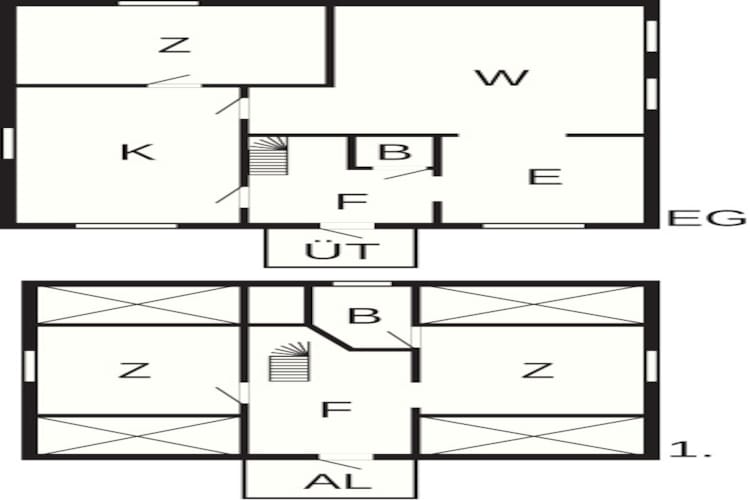 6 persoons vakantie huis in Berga-Plattegrond