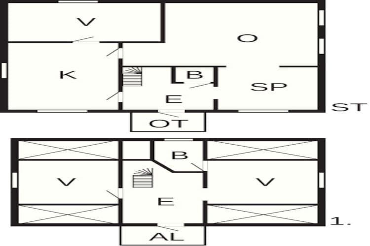 6 persoons vakantie huis in Berga-Plattegrond