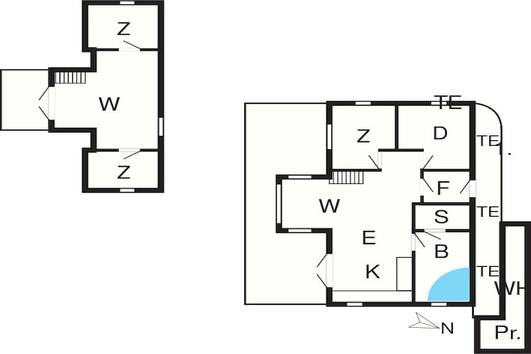 6 persoons vakantie huis in Ringkøbing-Plattegrond