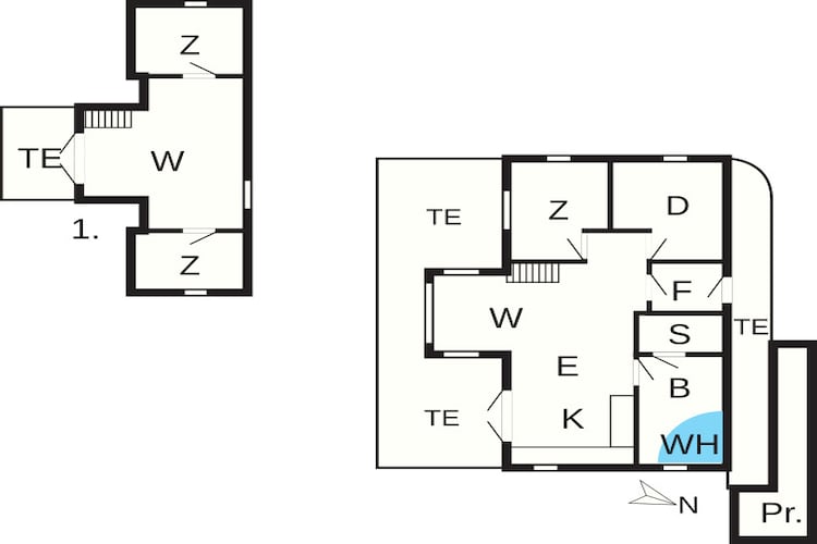 6 persoons vakantie huis in Ringkøbing-Plattegrond